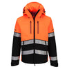 Casaco de Chuva EV4 Hi-Vis (3L)-Laranja/preto-S-RAG-Tailors-Fardas-e-Uniformes-Vestuario-Pro