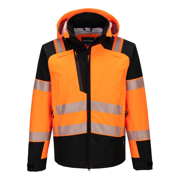 Casaco de Chuva PW3 Hi-Vis (3L)-Laranja/preto-XS-RAG-Tailors-Fardas-e-Uniformes-Vestuario-Pro
