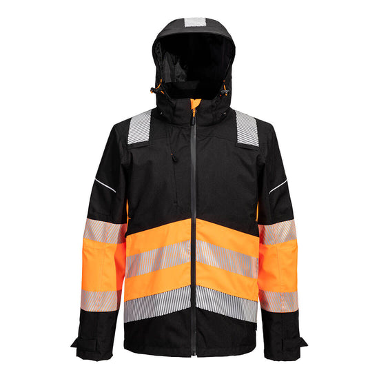Casaco de Chuva Respirável PW3 Hi-Vis Extreme-Laranja/Preto-S-RAG-Tailors-Fardas-e-Uniformes-Vestuario-Pro