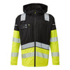Casaco de Chuva Ultimate Modular de Alta Visibilidade com Colete Amovível-Amarelo/preto-S-RAG-Tailors-Fardas-e-Uniformes-Vestuario-Pro