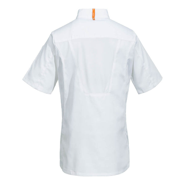 Casaco de Cozinha de Mulher Manga Curta MeshAir Pro-RAG-Tailors-Fardas-e-Uniformes-Vestuario-Pro