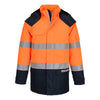 Casaco de Inverno Bizflame Rain+ Alta Visibilidade Multinorma Contrast FR-Laranja/marinho-S-RAG-Tailors-Fardas-e-Uniformes-Vestuario-Pro