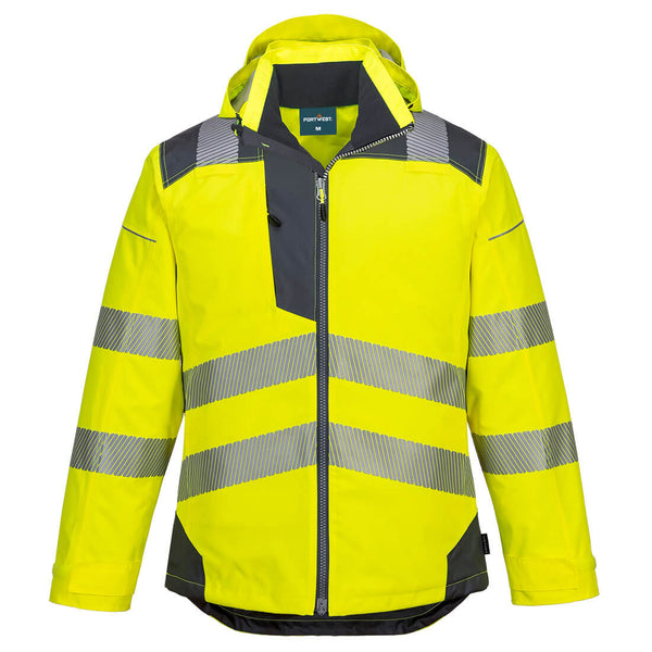 Casaco de Inverno de Alta Visibilidade PW3 T400-Amarelo/Cinzento-YGY-S-RAG-Tailors-Fardas-e-Uniformes-Vestuario-Pro