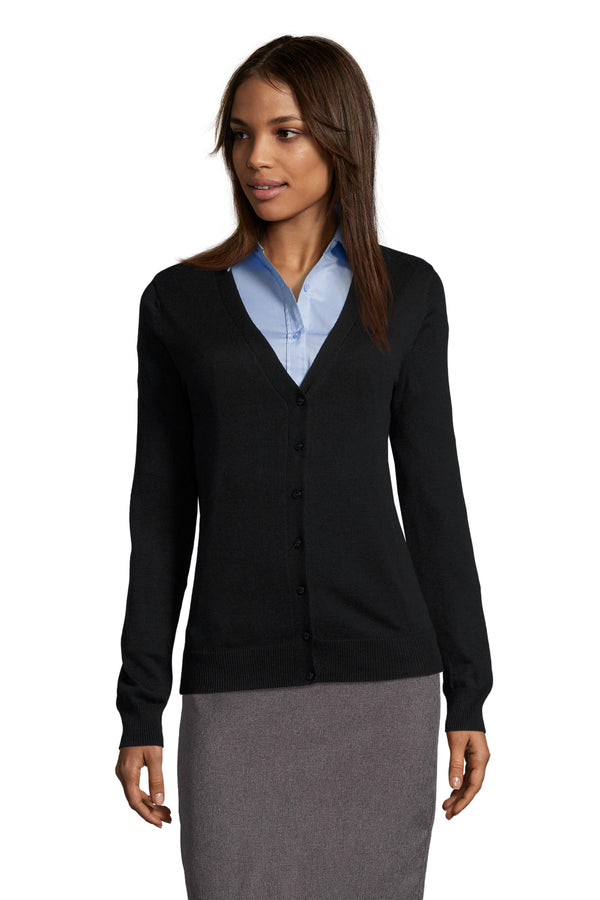 Casaco de Malha com Decote em V para Senhora GOLDEN WOMEN-Preto-312-S-RAG-Tailors-Fardas-e-Uniformes-Vestuario-Pro