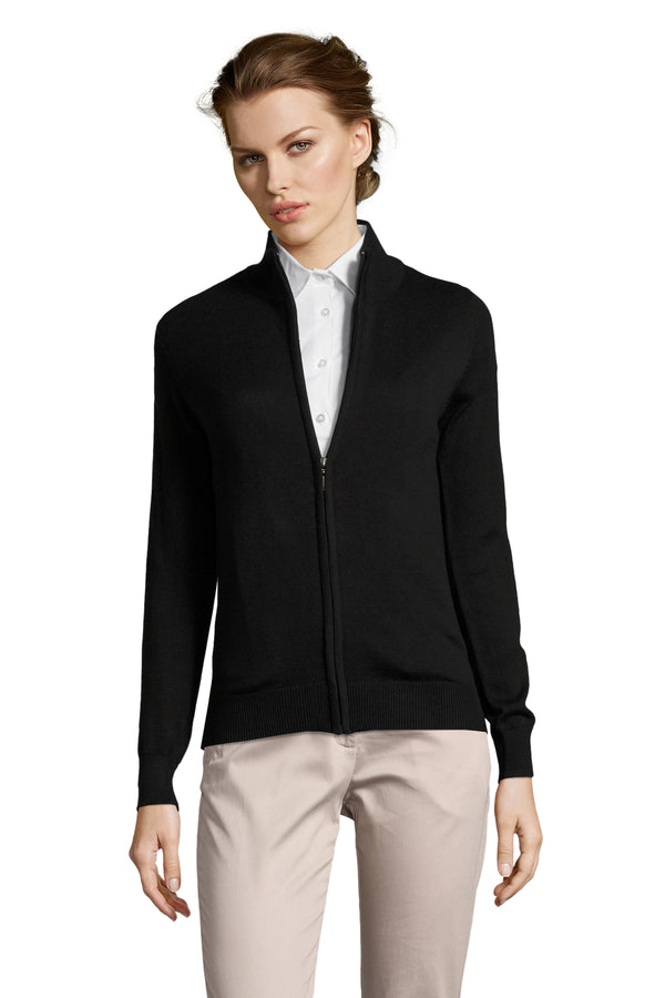 Casaco de Malha com Fecho para Senhora GORDON-Preto-312-S-RAG-Tailors-Fardas-e-Uniformes-Vestuario-Pro