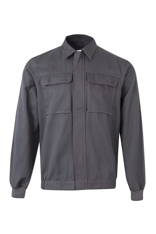 Casaco de Trabalho 100% ALGODÃO-Cinza-48-RAG-Tailors-Fardas-e-Uniformes-Vestuario-Pro