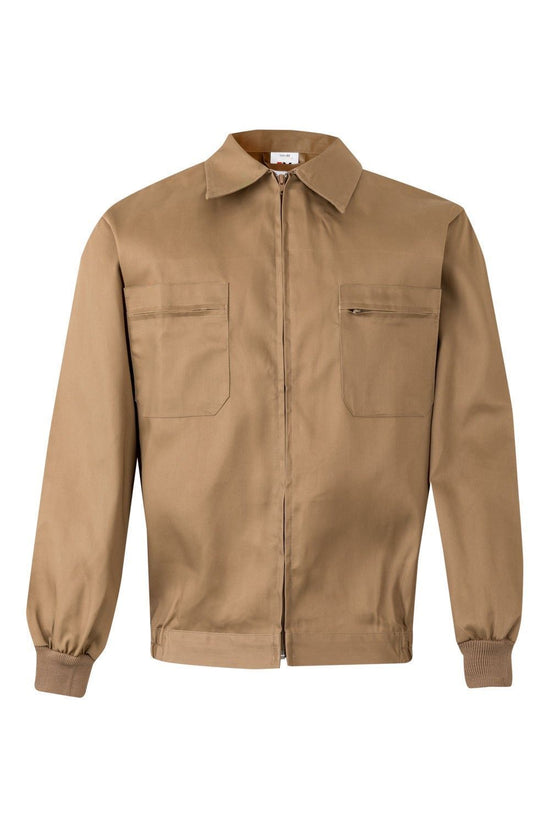 Casaco de Trabalho Profissional Sarja-Bege Areia - 46-48-RAG-Tailors-Fardas-e-Uniformes-Vestuario-Pro