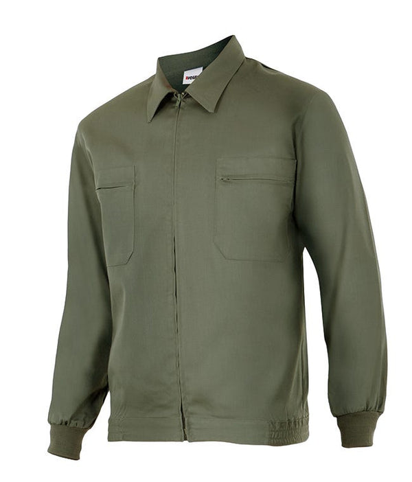 Casaco de Trabalho Profissional Sarja-Verde Caça-48-RAG-Tailors-Fardas-e-Uniformes-Vestuario-Pro