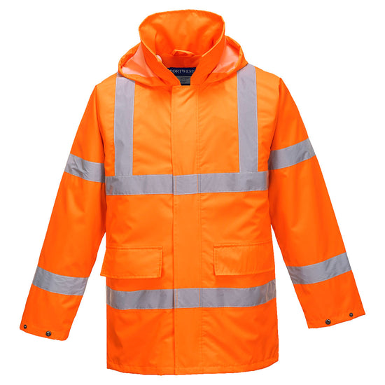 Casaco de alta visibilidade ligeiro para tráfego-Laranja-S-RAG-Tailors-Fardas-e-Uniformes-Vestuario-Pro