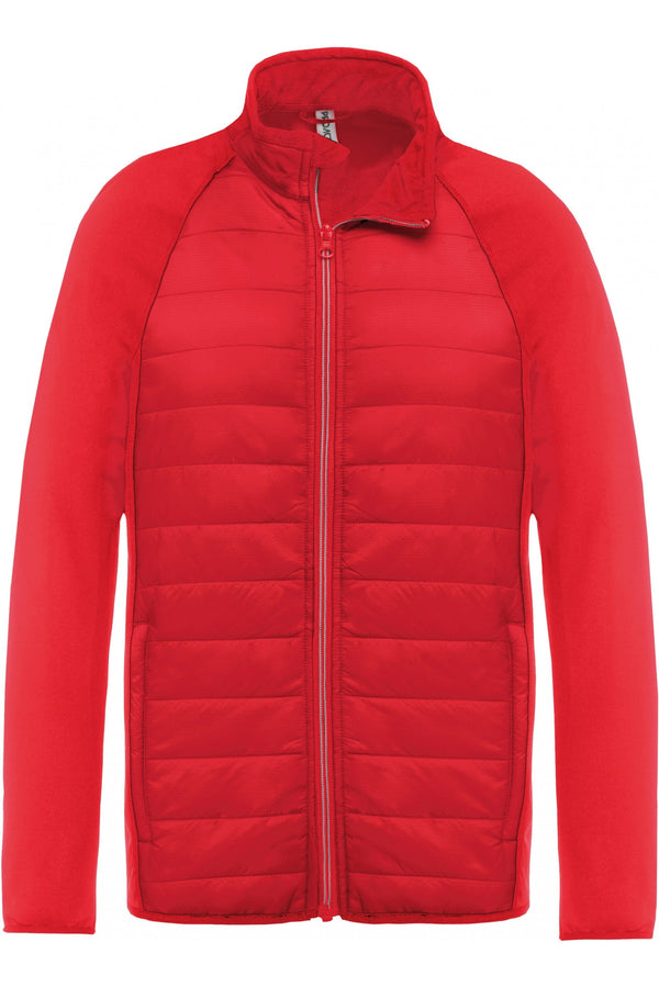 Casaco de desporto bi-matéria-Vermelho-XS-RAG-Tailors-Fardas-e-Uniformes-Vestuario-Pro