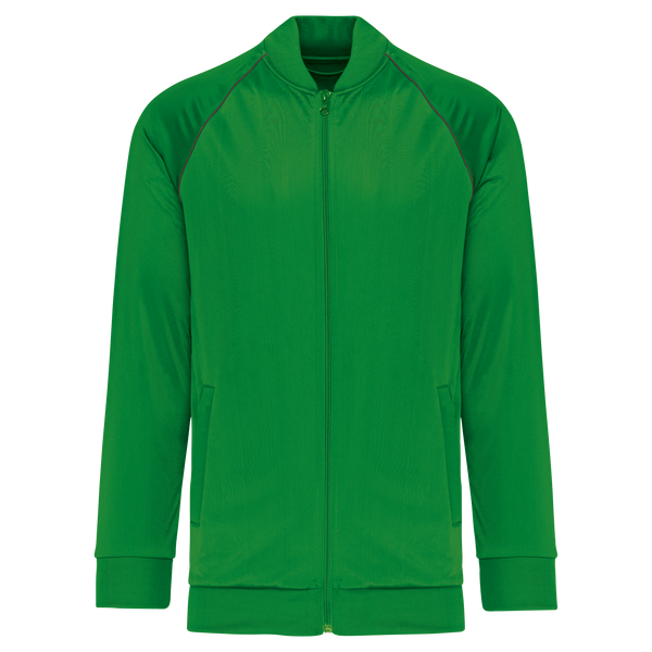 Casaco de fato de treino com risca unissexo-Verde-L-RAG-Tailors-Fardas-e-Uniformes-Vestuario-Pro