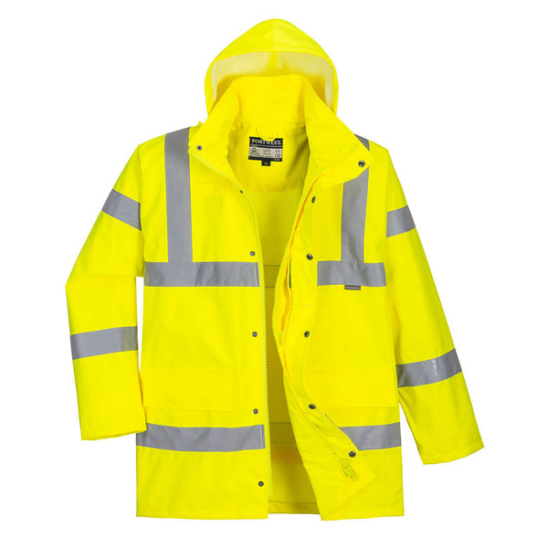 Casaco de trânsito de chuva respirável de alta visibilidade-Amarelo-S-RAG-Tailors-Fardas-e-Uniformes-Vestuario-Pro