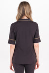 Casaco elástico de manga 3/4 com vivo dourado-RAG-Tailors-Fardas-e-Uniformes-Vestuario-Pro