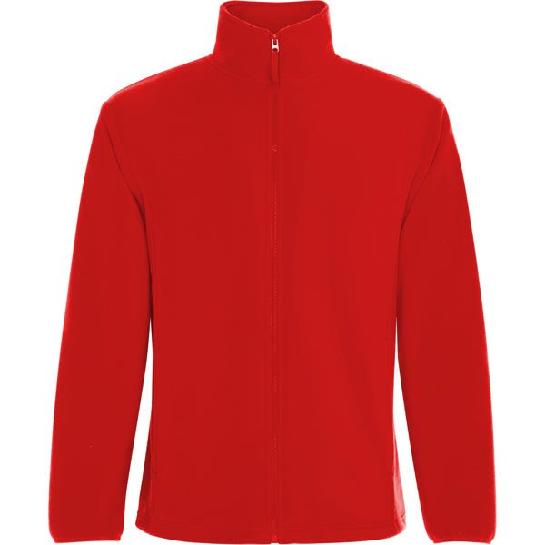 Casaco polar NEW ARTIC Homem com fecho e gola alta-Vermelho - 60-S-RAG-Tailors-Fardas-e-Uniformes-Vestuario-Pro
