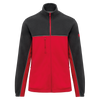 Casaco polar bicolor eco-responsável unissexo-Vermelho / Cinzento Escuro-S-RAG-Tailors-Fardas-e-Uniformes-Vestuario-Pro