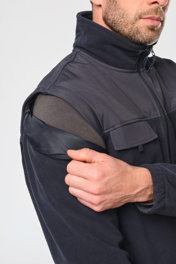 Casaco polar com mangas amovíveis-RAG-Tailors-Fardas-e-Uniformes-Vestuario-Pro