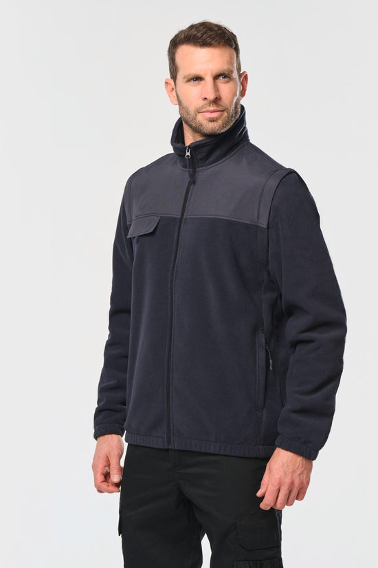 Casaco polar com mangas amovíveis-RAG-Tailors-Fardas-e-Uniformes-Vestuario-Pro