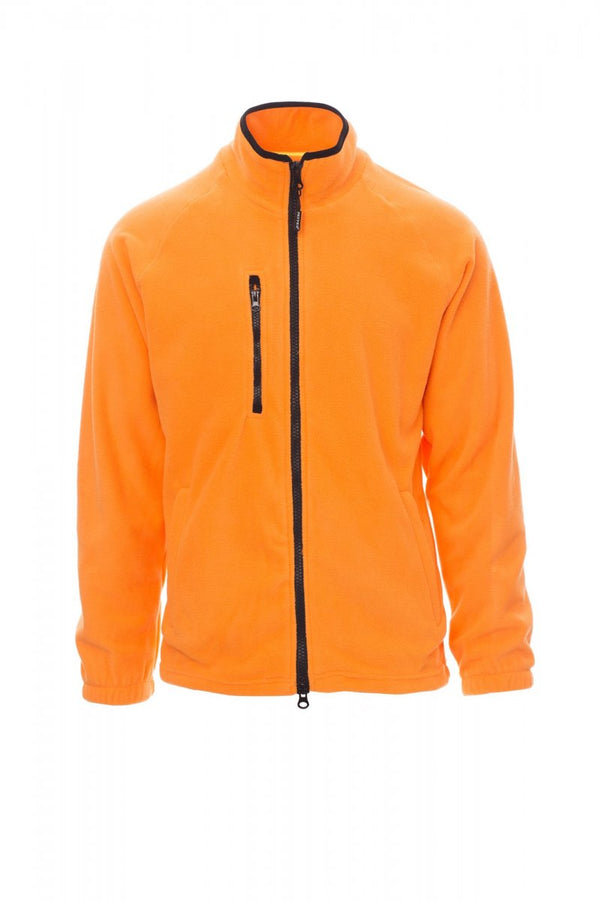 Casaco polar masculino com fecho NORWAY-Laranja-02000-XS-RAG-Tailors-Fardas-e-Uniformes-Vestuario-Pro