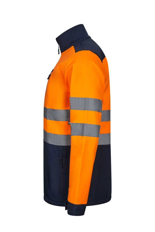 Casaco soft shell bicolor Alta Visibilidade-RAG-Tailors-Fardas-e-Uniformes-Vestuario-Pro