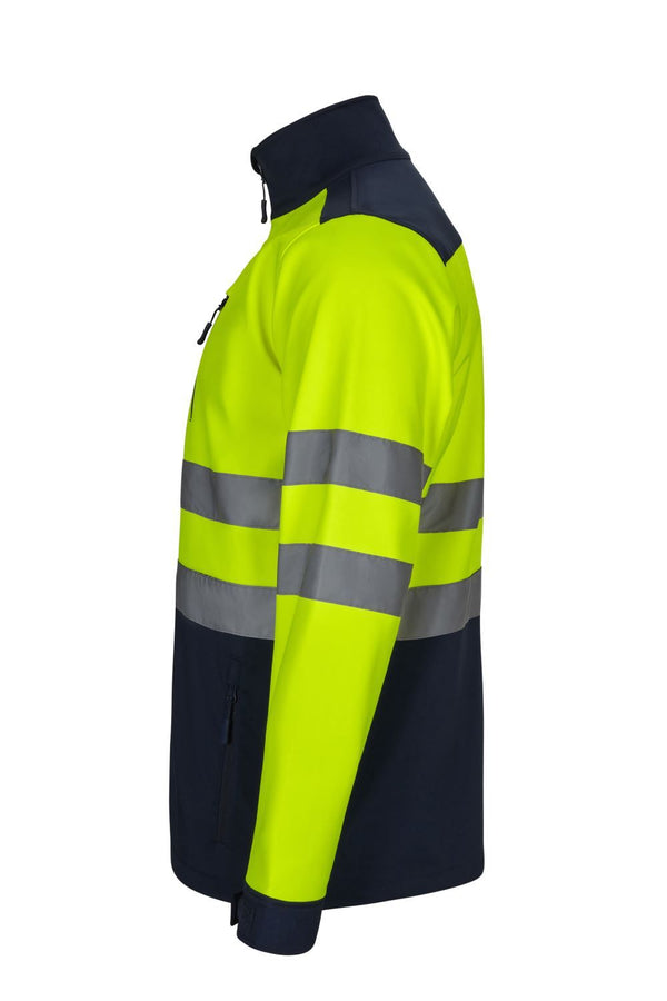 Casaco soft shell bicolor Alta Visibilidade-RAG-Tailors-Fardas-e-Uniformes-Vestuario-Pro