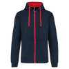 Casaco sweatshirt com capuz em contraste-Azul Marinho / Vermelho-L-RAG-Tailors-Fardas-e-Uniformes-Vestuario-Pro