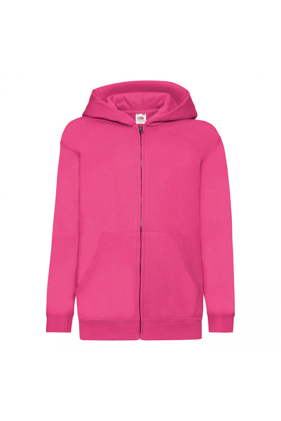 Casaco sweatshirt de criança Classic com capuz (62-045-0)-Fuchsia-5/6-RAG-Tailors-Fardas-e-Uniformes-Vestuario-Pro