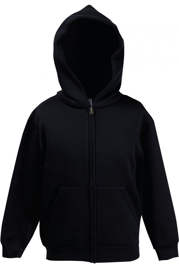 Casaco sweatshirt de criança Classic com capuz (62-045-0)-Preto-5/6-RAG-Tailors-Fardas-e-Uniformes-Vestuario-Pro