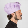 Chapéu Chef Francês com Velcro-Lilas-Único-RAG-Tailors-Fardas-e-Uniformes-Vestuario-Pro