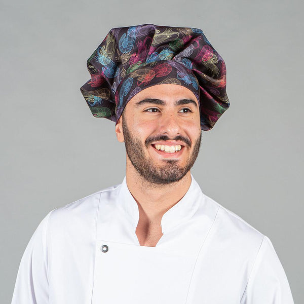 Chapéu de Chefe Unisexo-Único-Camarões-RAG-Tailors-Fardas-e-Uniformes-Vestuario-Pro