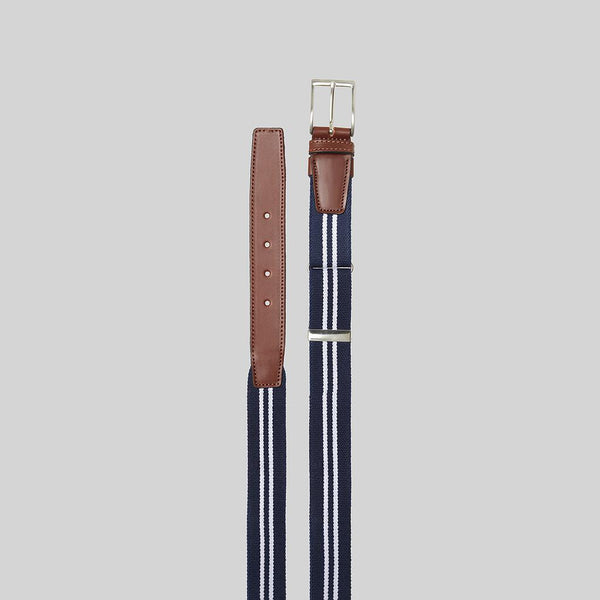 Cinto com Banda às Riscas-Azul Marinho - 104-UD-RAG-Tailors-Fardas-e-Uniformes-Vestuario-Pro