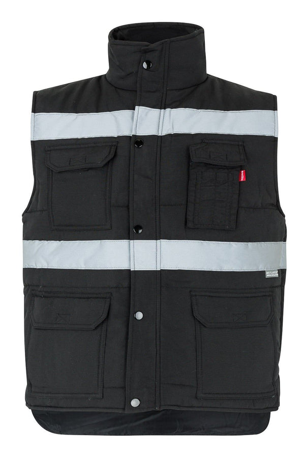 Colete Acolchoado com Faixas Multibolsos-Preto-S-RAG-Tailors-Fardas-e-Uniformes-Vestuario-Pro