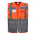 Colete Alta-Visibilidade c/ Bolsos BICOLOR ( 1/2 )-Laranja/Cinzento-S-RAG-Tailors-Fardas-e-Uniformes-Vestuario-Pro