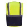 Colete Alta-Visibilidade c/ Bolsos BICOLOR-RAG-Tailors-Fardas-e-Uniformes-Vestuario-Pro