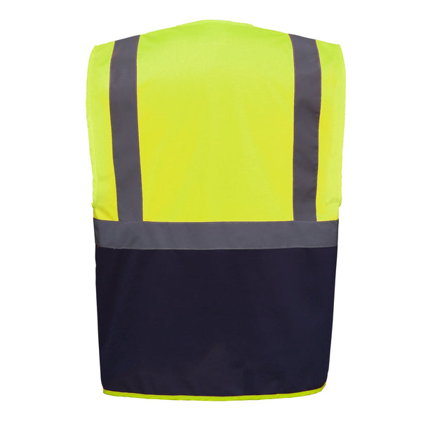 Colete Alta-Visibilidade c/ Bolsos BICOLOR-RAG-Tailors-Fardas-e-Uniformes-Vestuario-Pro