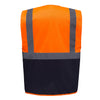 Colete Alta-Visibilidade c/ Bolsos BICOLOR-RAG-Tailors-Fardas-e-Uniformes-Vestuario-Pro