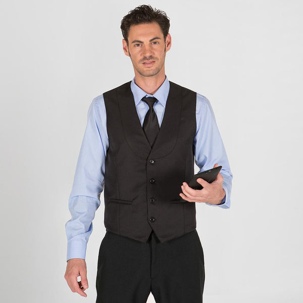 Colete Classico Unisexo Avola-Preto-XXS-RAG-Tailors-Fardas-e-Uniformes-Vestuario-Pro