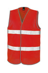 Colete Core com maior visibilidade-Red-XS-RAG-Tailors-Fardas-e-Uniformes-Vestuario-Pro