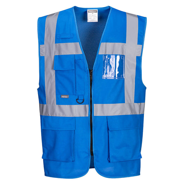 Colete Executivo Iona-Azul Royal-S-RAG-Tailors-Fardas-e-Uniformes-Vestuario-Pro