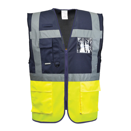Colete Executivo Paris-Amarelo/Marinho-XS-RAG-Tailors-Fardas-e-Uniformes-Vestuario-Pro