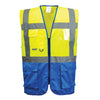 Colete Executivo Warsaw-Amarelo/Royal-S-RAG-Tailors-Fardas-e-Uniformes-Vestuario-Pro