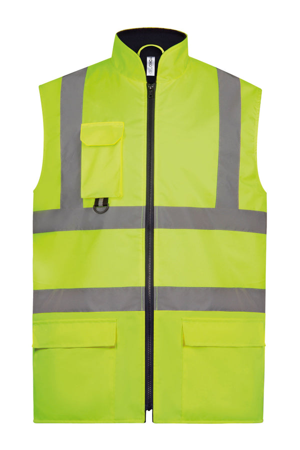 Colete Forrado Alta Visibilidade-Hi Vis Amarelo-S-RAG-Tailors-Fardas-e-Uniformes-Vestuario-Pro
