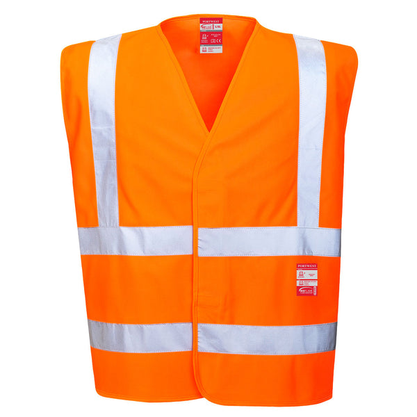 Colete Hi-Vis FR-Laranja-4X/5X-RAG-Tailors-Fardas-e-Uniformes-Vestuario-Pro