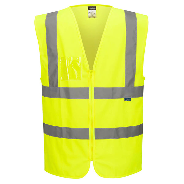 Colete Iona Enhanced com fecho de correr e alças-Amarelo-XS-RAG-Tailors-Fardas-e-Uniformes-Vestuario-Pro