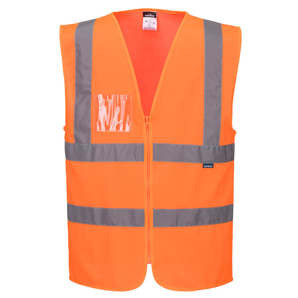 Colete Iona Enhanced com fecho de correr e alças-Laranja-XS-RAG-Tailors-Fardas-e-Uniformes-Vestuario-Pro