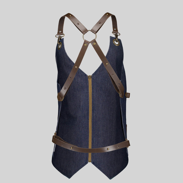 Colete Jeans Ponte Sor-Azul Demin-Único-RAG-Tailors-Fardas-e-Uniformes-Vestuario-Pro