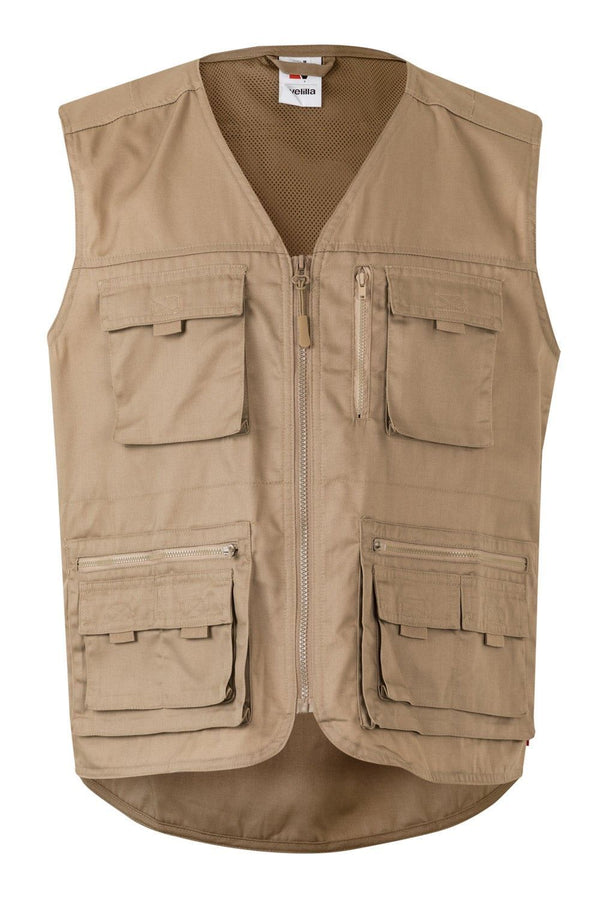 Colete Multibolsos Report-Beige - Areia-S-RAG-Tailors-Fardas-e-Uniformes-Vestuario-Pro
