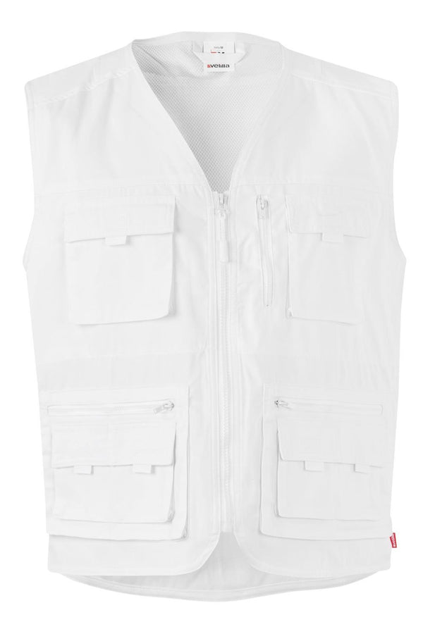 Colete Multibolsos Report-Branco-S-RAG-Tailors-Fardas-e-Uniformes-Vestuario-Pro