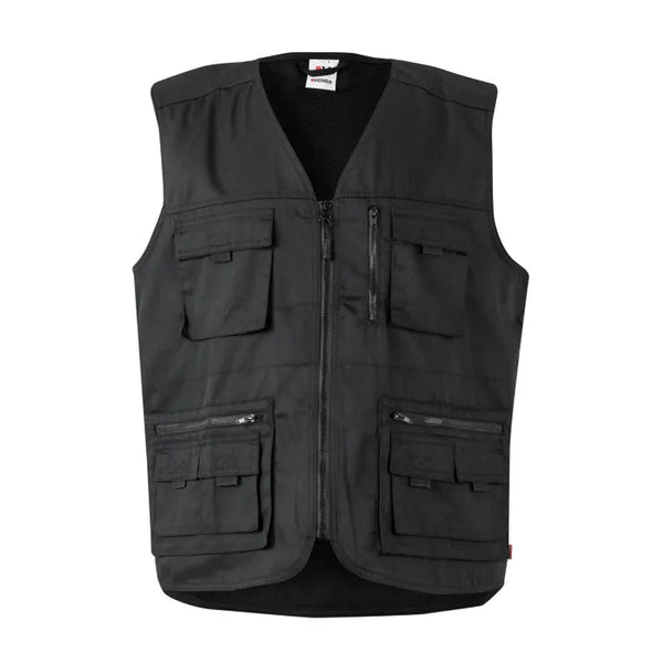 Colete Multibolsos Report-Preto-S-RAG-Tailors-Fardas-e-Uniformes-Vestuario-Pro