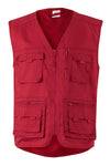 Colete Multibolsos Report-Vermelho-S-RAG-Tailors-Fardas-e-Uniformes-Vestuario-Pro