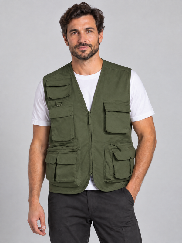 Colete Multibolsos Selva-Verde Militar-S-RAG-Tailors-Fardas-e-Uniformes-Vestuario-Pro